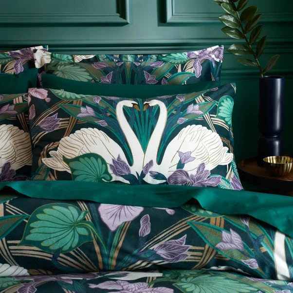 Nouveau Swan Duvet Cover And Pillowcase Set 4 Nouveau Swan Duvet Cover And Pillowcase Set - Image 2