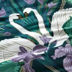 Nouveau Swan Duvet Cover And Pillowcase Set 25 Nouveau Swan Duvet Cover And Pillowcase Set -Home Furnishing Store 30929391 alt04