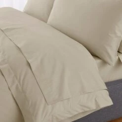 Hotel 230 Thread Count Percale 100% Cotton Flat Sheet 38 Hotel 230 Thread Count Percale 100% Cotton Flat Sheet -Home Furnishing Store 30929756