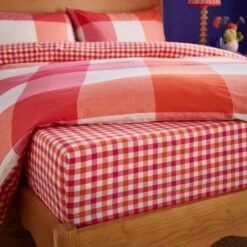 Sophie Robinson Mini Picnic Plaid 100% Cotton Fitted Sheet -Home Furnishing Store 30930258