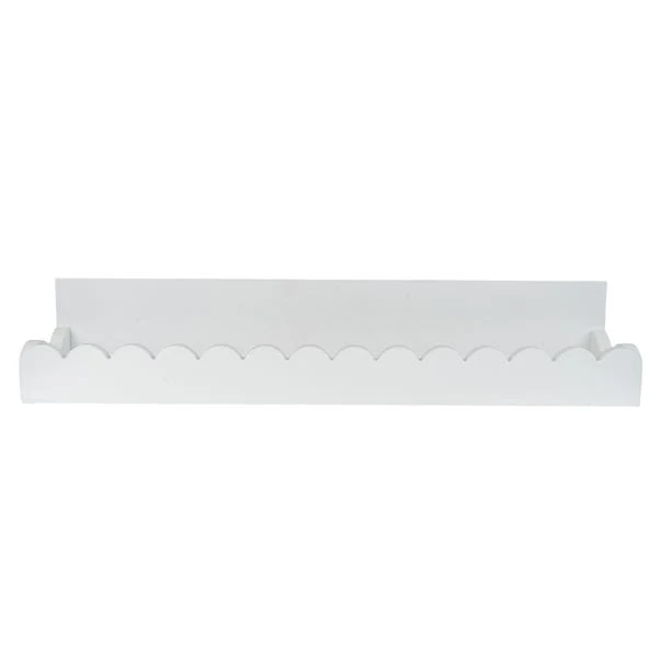 White Scalloped Shelf 3 White Scalloped Shelf