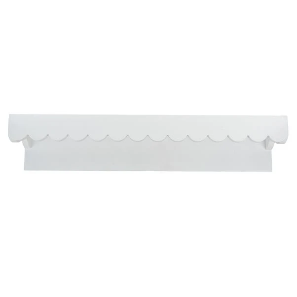 White Scalloped Shelf 4 White Scalloped Shelf - Image 2