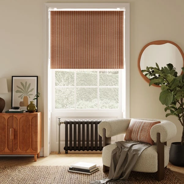 Semi Sheer Luxe Stripe Roller Blind 3 Semi Sheer Luxe Stripe Roller Blind