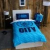 Manchester City Crestcol Single Duvet Cover And Pillowcase Set 2 Manchester City Crestcol Single Duvet Cover And Pillowcase Set -Home Furnishing Store 30931074