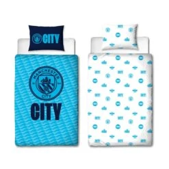 Manchester City Crestcol Single Duvet Cover And Pillowcase Set -Home Furnishing Store 30931074 alt06