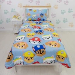 Paw Patrol Bold 4.5 Tog Coverless Duvet And Pillowcase Set