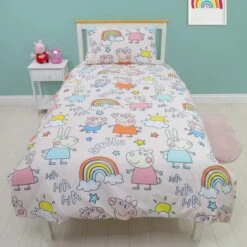 Peppa Pig Playful Duvet Cover And Pillowcase Set 11 Peppa Pig Playful Duvet Cover And Pillowcase Set -Home Furnishing Store 30931111 alt02