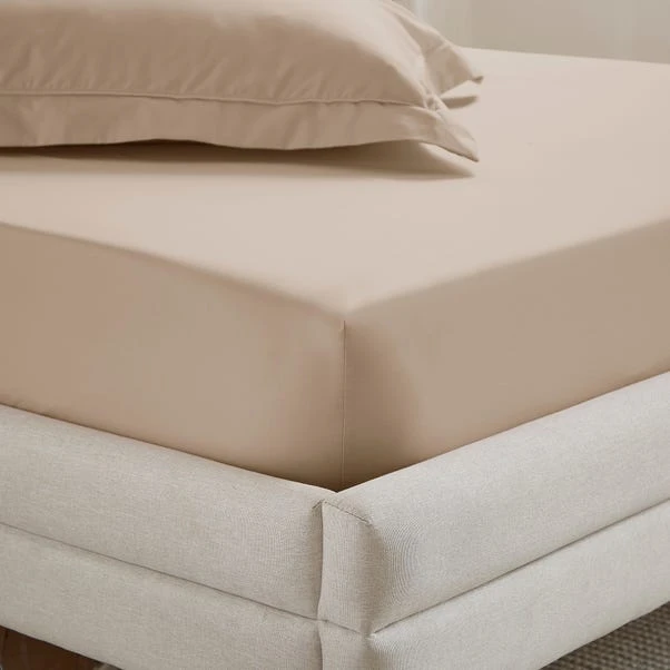Dorma Crisp & Fresh 400 Thread Count Egyptian Cotton Percale Fitted Sheet 12 Dorma Crisp & Fresh 400 Thread Count Egyptian Cotton Percale Fitted Sheet - Image 10