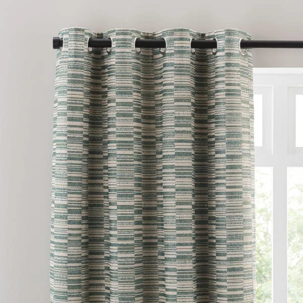 Roscoe Woven Eyelet Curtain 3 Roscoe Woven Eyelet Curtain