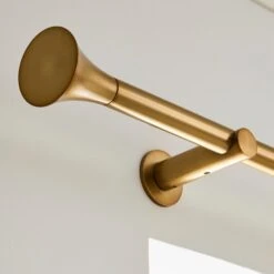 Flush Trumpet Fixed Metal Curtain Pole -Home Furnishing Store 30931511 alt03