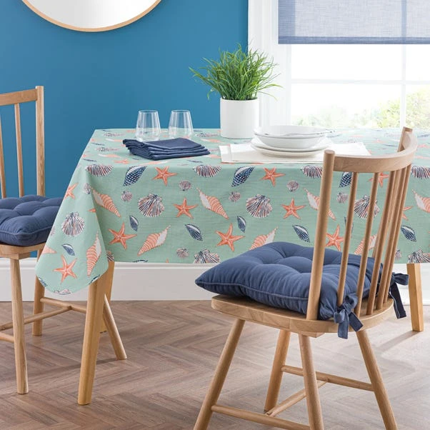 Shell Wipe Clean Tablecloth 3 Shell Wipe Clean Tablecloth