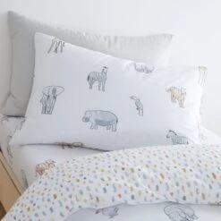 Bianca Zoo Animals 100% Cotton Duvet Cover And Pillowcase Set 33 Bianca Zoo Animals 100% Cotton Duvet Cover And Pillowcase Set -Home Furnishing Store 30931766 alt01