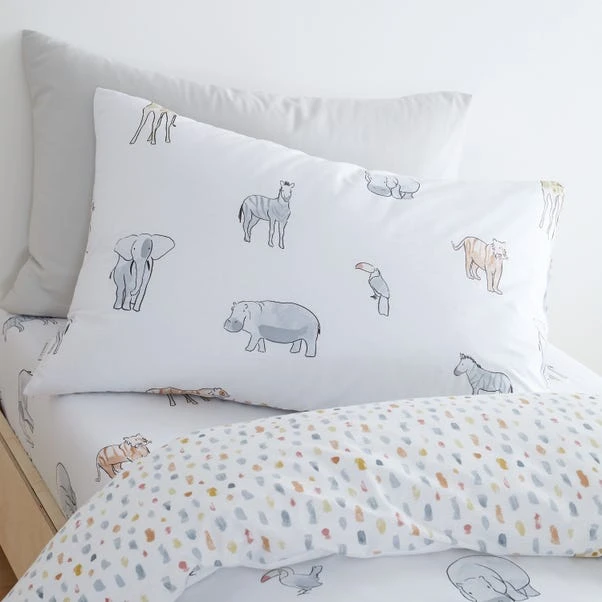 Bianca Zoo Animals 100% Cotton Duvet Cover And Pillowcase Set 16 Bianca Zoo Animals 100% Cotton Duvet Cover And Pillowcase Set - Image 14