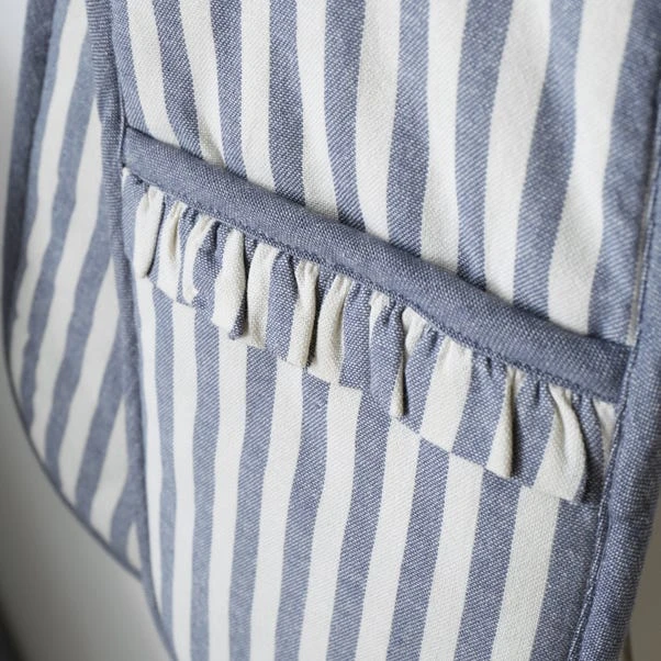 Linford Frill Double Oven Glove Blue 4 Linford Frill Double Oven Glove Blue - Image 2