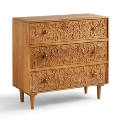 Jules Hand Carved 3 Drawer Chest 13 Jules Hand Carved 3 Drawer Chest -Home Furnishing Store 30931913 alt05