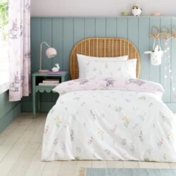 Catherine Lansfield Bunny Tails Ditsy Flowers Duvet Cover And Pillowcase Set 24 Catherine Lansfield Bunny Tails Ditsy Flowers Duvet Cover And Pillowcase Set -Home Furnishing Store 30932023 alt02