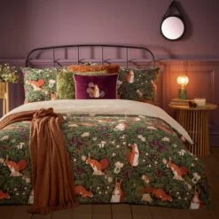 Furn Pineberry Forest Reversible Duvet Cover And Pillowcase Set 23 Furn Pineberry Forest Reversible Duvet Cover And Pillowcase Set -Home Furnishing Store 30933119