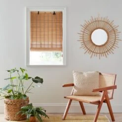 Bamboo Stripe Roller Blind -Home Furnishing Store 30933469