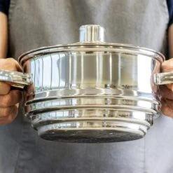 Kitchen Craft Universal Stainless Steel Saucepan Steamer Insert -Home Furnishing Store 30934041 alt02