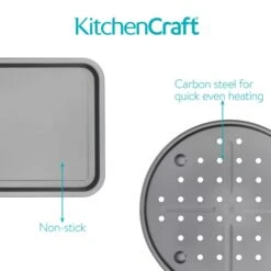 Kitchen Craft Set Of 4 Non-Stick Roasting And Baking Trays -Home Furnishing Store 30934082 alt05
