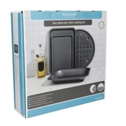 Kitchen Craft Set Of 4 Non-Stick Roasting And Baking Trays -Home Furnishing Store 30934082 alt06