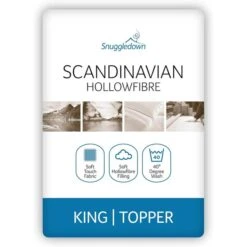 Snuggledown Scandinavian Hollowfibre Mattress Topper 18 Snuggledown Scandinavian Hollowfibre Mattress Topper -Home Furnishing Store 30934448 alt01