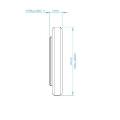 Stepped Stud Fixed Metal Curtain Pole With Rings -Home Furnishing Store 30934501 alt08