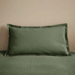 EL Seersucker Woven Cotton Oxford Pillowcase -Home Furnishing Store 30934660