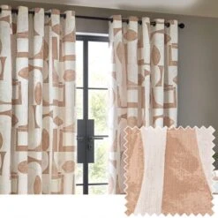 Carro Unlined Clay Eyelet Curtains -Home Furnishing Store 30935351 alt05