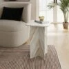 Lana Marble Tall Side Table 2 Lana Marble Tall Side Table -Home Furnishing Store 30937630