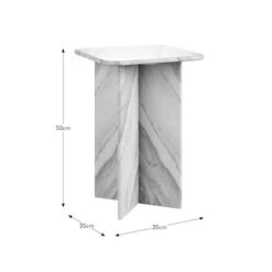 Lana Marble Tall Side Table -Home Furnishing Store 30937630 alt09