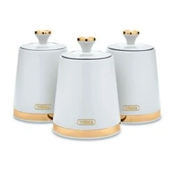 Set Of 3 Tower Cavaletto Kitchen Canisters 30 Set Of 3 Tower Cavaletto Kitchen Canisters -Home Furnishing Store 30937673