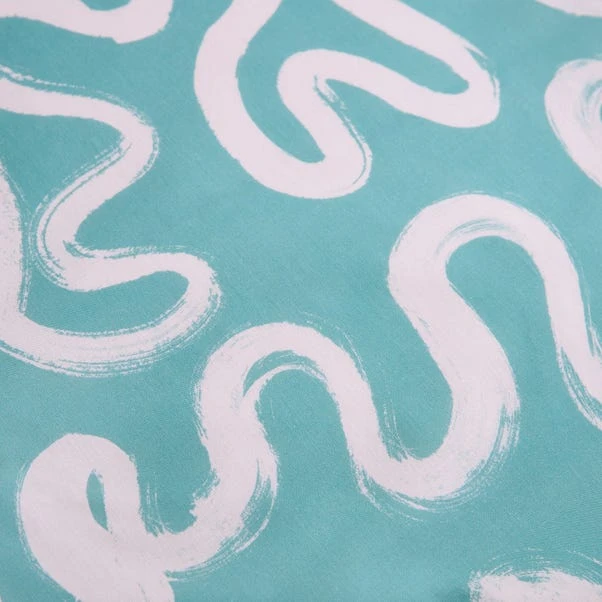 Aqua Doodle Reversible Duvet Cover And Pillowcase Set 13 Aqua Doodle Reversible Duvet Cover And Pillowcase Set - Image 11