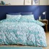Aqua Doodle Reversible Duvet Cover And Pillowcase Set -Home Furnishing Store 30937776