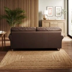Flori Classic Leather 3 Seater Sofa -Home Furnishing Store 30937907 alt02