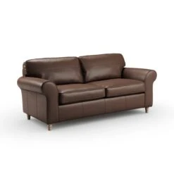 Flori Classic Leather 3 Seater Sofa -Home Furnishing Store 30937907 alt05