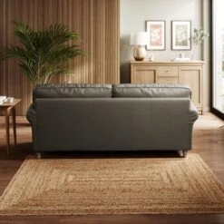 Flori Classic Leather 3 Seater Sofa -Home Furnishing Store 30937933 alt02