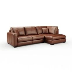 Carson Vintage Leather Large Corner Chaise Sofa -Home Furnishing Store 30938074 alt05