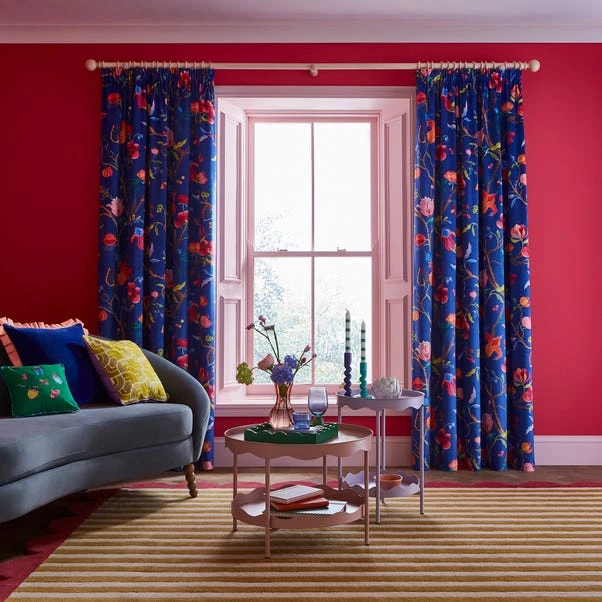 Sophie Robinson Midnight Garden Pencil Pleat Curtains 17 Sophie Robinson Midnight Garden Pencil Pleat Curtains - Image 15