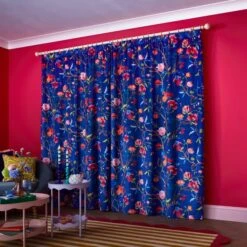 Sophie Robinson Midnight Garden Pencil Pleat Curtains 30 Sophie Robinson Midnight Garden Pencil Pleat Curtains -Home Furnishing Store 30938108 alt01