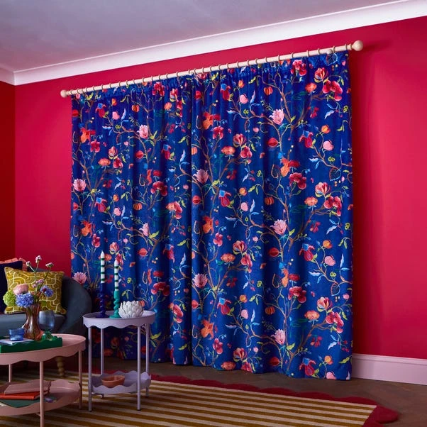 Sophie Robinson Midnight Garden Pencil Pleat Curtains 11 Sophie Robinson Midnight Garden Pencil Pleat Curtains - Image 9