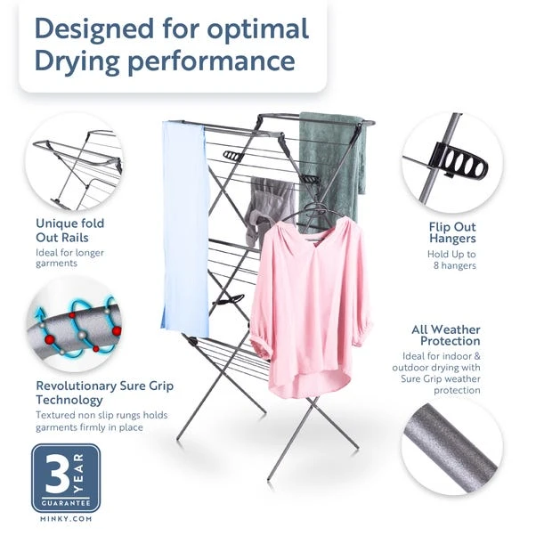 Minky Premium SureGrip Long Dry Airer 5 Minky Premium SureGrip Long Dry Airer - Image 3