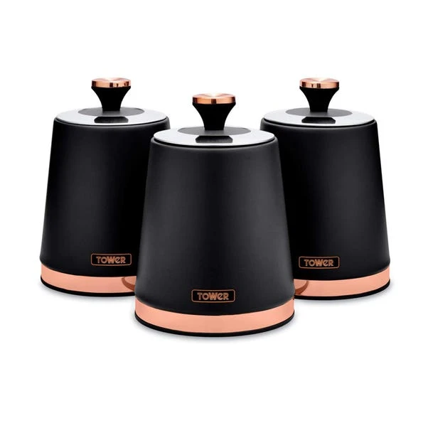 Set Of 3 Tower Cavaletto Kitchen Canisters 3 Set Of 3 Tower Cavaletto Kitchen Canisters