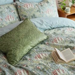 William Morris Artichoke 100% Cotton Duvet Cover And Pillowcase Set 39 William Morris Artichoke 100% Cotton Duvet Cover And Pillowcase Set -Home Furnishing Store 30938975 alt01