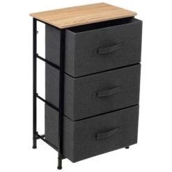 Tissa Grey 3 Drawer Storage Unit 11 Tissa Grey 3 Drawer Storage Unit -Home Furnishing Store 30944928 alt01