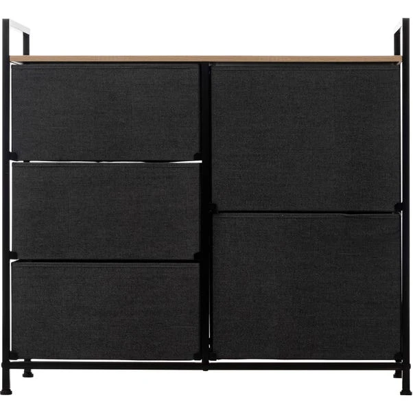 Tissa Grey 5 Drawer Storage Unit 5 Tissa Grey 5 Drawer Storage Unit - Image 3