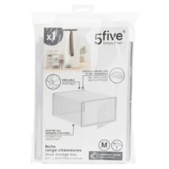 Set Of 2 Stackable Clear Shoe Boxes 27 Set Of 2 Stackable Clear Shoe Boxes -Home Furnishing Store 30944957 alt07