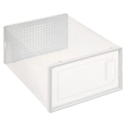 Set Of 2 Stackable Clear Shoe Boxes 35 Set Of 2 Stackable Clear Shoe Boxes -Home Furnishing Store 30944959 alt07