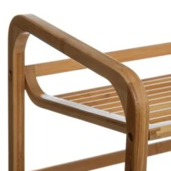 Designer Bamboo 9 Pair Shoe Storage Rack 9 Designer Bamboo 9 Pair Shoe Storage Rack -Home Furnishing Store 30944964 alt02