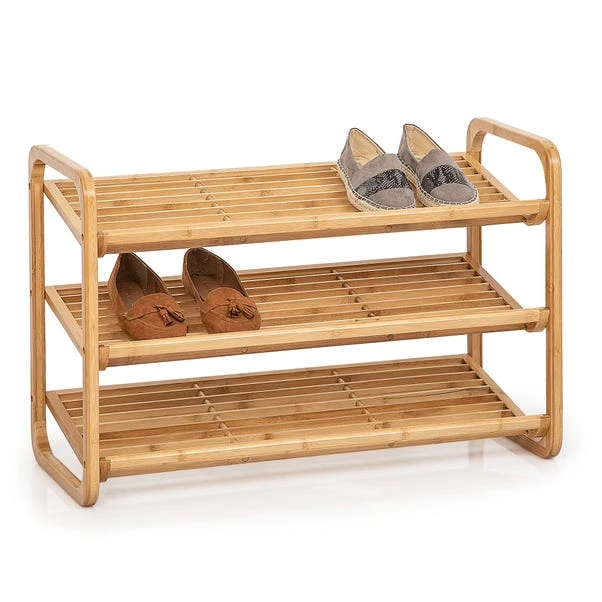 Designer Bamboo 9 Pair Shoe Storage Rack 6 Designer Bamboo 9 Pair Shoe Storage Rack - Image 4
